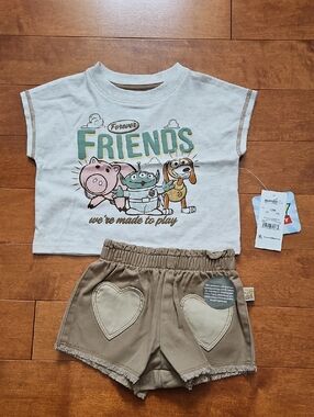 Nwt Infant Girls Toy Story 2 Pc Set